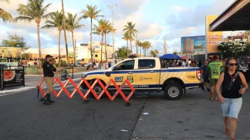 Trânsito na Orla de Atalaia será alterado durante o Verão Caju