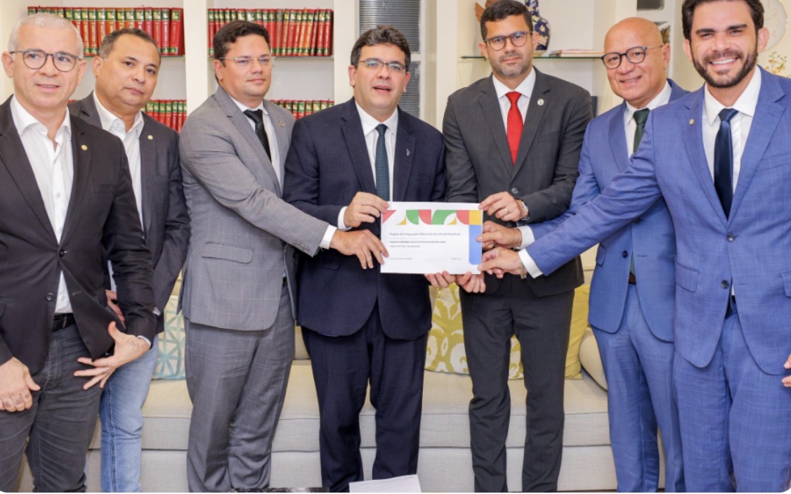 Rafael Fonteles recebe diagnóstico de estudo sobre a transposição do Rio São Francisco