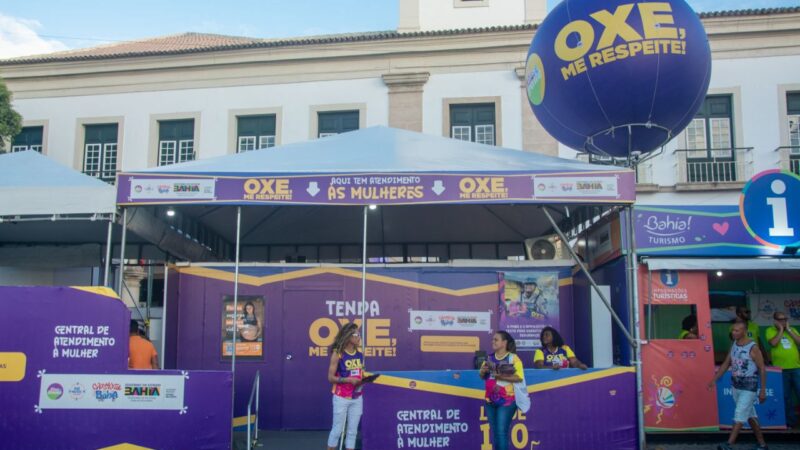 Tendas Oxe, me respeite! começam a funcionar nesta quinta-feira em três circuitos do Carnaval