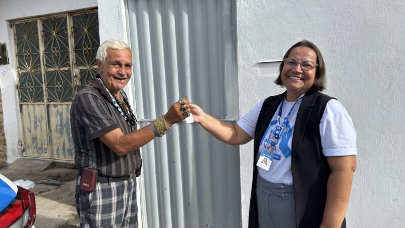 Programa Novo Lar, Nova Vida garante moradia digna para mais uma pessoa em situação de rua