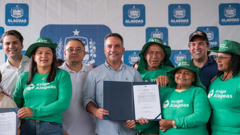 Paulo Dantas lança programa Irriga Alagoas, maior projeto hídrico e de tecnologia na agricultura alagoana