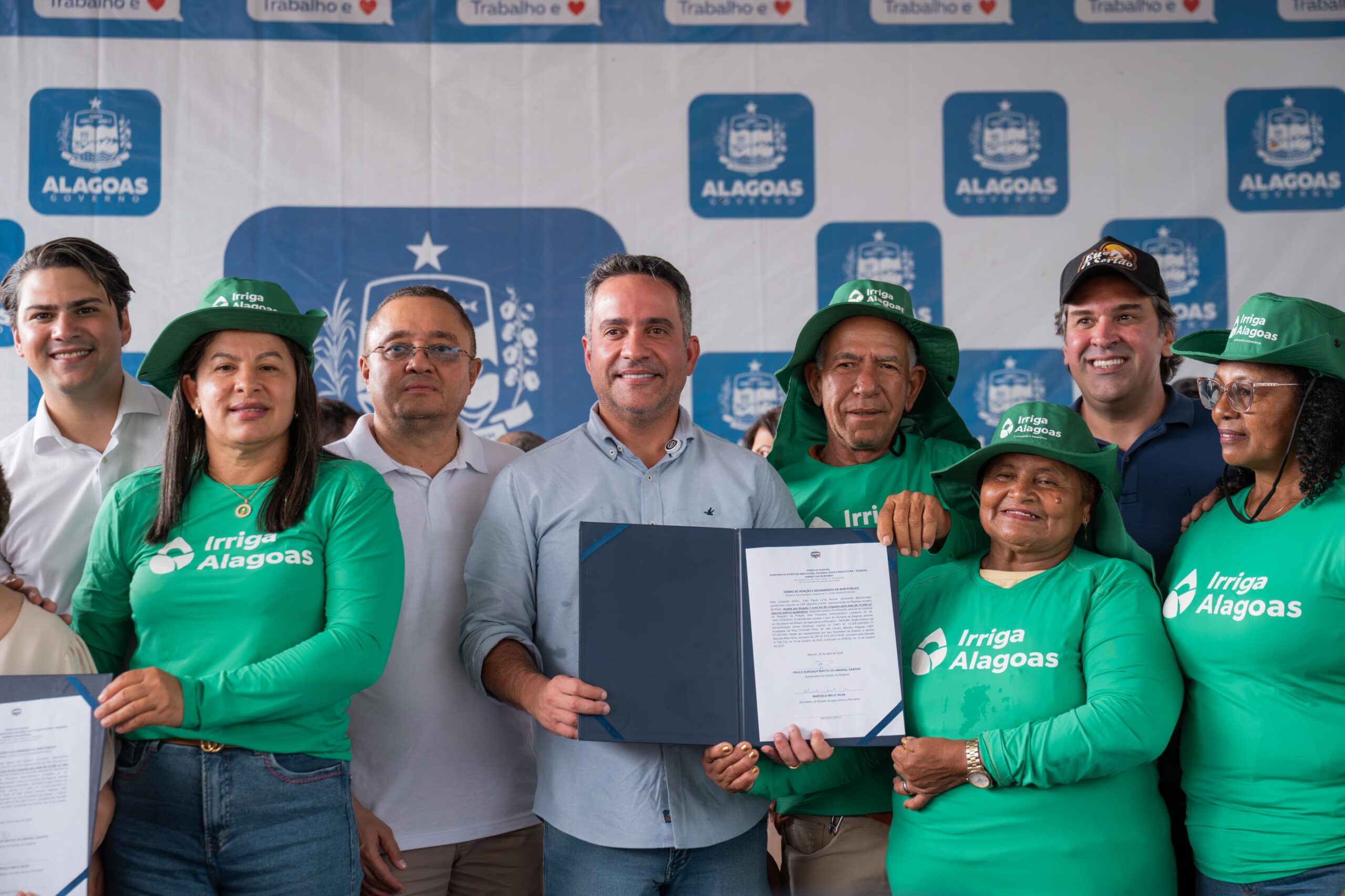 Paulo Dantas lança programa Irriga Alagoas, maior projeto hídrico e de tecnologia na agricultura alagoana