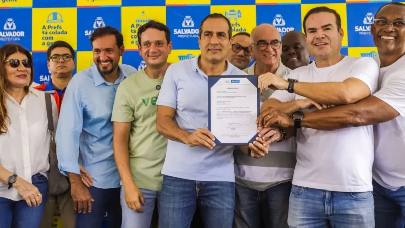 Prefeitura de Salvador inicia obras de parque linear no bairro do Imbui