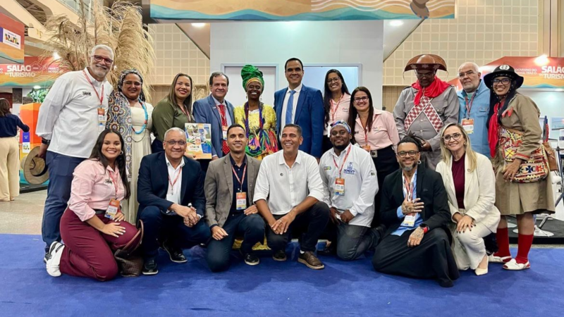 São João da Bahia e diversidade turística do estado são destaque no Salão do Turismo em Fortaleza