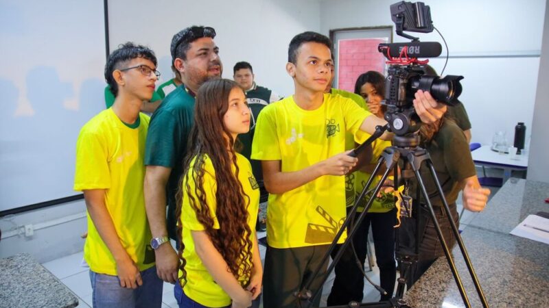 Filme produzido por estudantes da rede estadual será exibido em mostra competitiva de curtas do Piauí