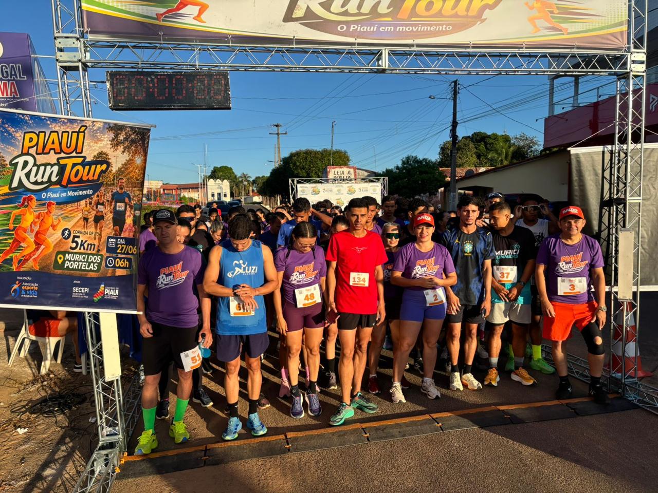 Piauí Run Tour abre circuito estadual de corridas de rua e reúne centenas de atletas em Murici dos Portelas