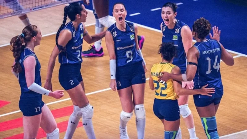 Vôlei: Brasil vira batalha contra a Itália e avança à final da VNL Feminina