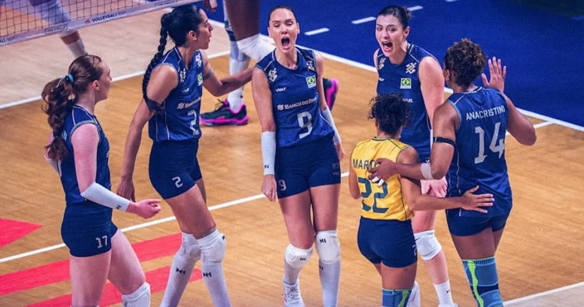 Vôlei: Brasil vira batalha contra a Itália e avança à final da VNL Feminina