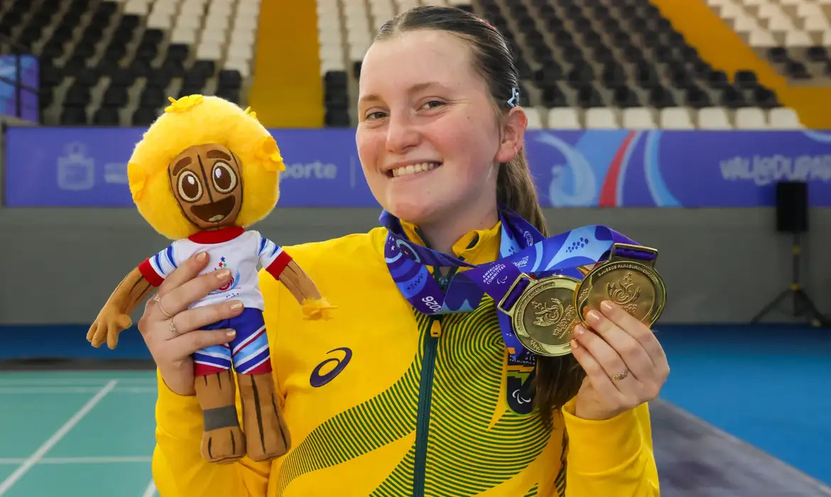 Brasil conquista 8 ouros no Internacional de parabadminton